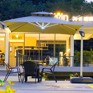 Grand <span class=keywords><strong>parasol</strong></span> carré commercial de luxe pour l'extérieur, le jardin, le patio, le <span class=keywords><strong>restaurant</strong></span>, le café et l'hôtel <span class=keywords><strong>Parasol</strong></span> pour la plage ou le <span class=keywords><strong>restaurant</strong></span> - Product Image 2