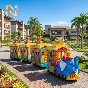 <span class=keywords><strong>Tren</strong></span> Eléctrico Moderno Nova Rides, <span class=keywords><strong>Tren</strong></span> Divertido para Carnaval, <span class=keywords><strong>Tren</strong></span> Turístico sin Rieles con Forma de Elefante para Visitas Turísticas - Product Image 3