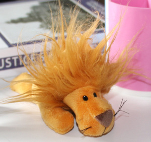 Juego de Peluches de Animales Unisex de 10 cm de Altura, León, Tigre, Conejo, Algodón Suave con Relleno de PP, Decoración Magnética para Refrigerador, Regalo para Niños y Hogar - Product Image 5