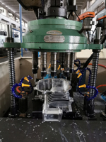 Machine de perçage et de taraudage CNC sur mesure non standard, double poste, multi-axes, haute productivité WDZ35
