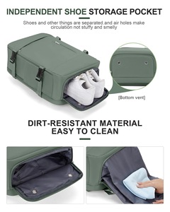 נשים גברים mochilas viajas לשאת על תרמיל מטוסים עמיד למים תיק נסיעות פריט אישי עם חור טעינה USB - Product Image 5