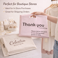 Enveloppes d'expédition personnalisées avec logo, imperméables, auto-adhésives, enveloppes à poignée, emballage pour vêtements, expédition de vêtements, sacs d'expédition en polyéthylène