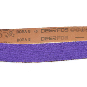 Керамический песочный пояс Deerfos Bora 8 для легированной стали, нержавеющей стали, тяжелого металла и цветных металлов