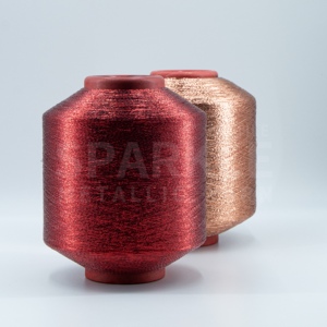 Chất lượng cao 500G đa màu 2 * 30D long lanh <span class=keywords><strong>lurex</strong></span> kim loại sợi MX Loại kim loại sợi Jacquard dệt kim loại sợi - Product Image 5