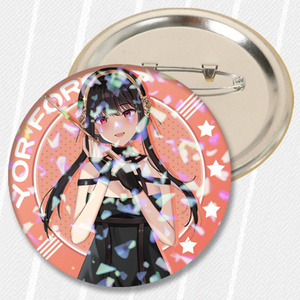24 Designs 58MM SPY x FAMILY Yor Forger <span class=keywords><strong>Twilight</strong></span> Anpassbare Zubehör-Pins Metallhandwerk Weißblech Anime-Abzeichen Brosche - Product Image 2