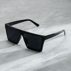 Lma 1871 Hot Bán Retro quá khổ vuông biểu tượng tùy chỉnh Shades cổ điển màu đen Flat Top một mảnh gương kính mát phụ nữ người đàn ông 2024 - Product Image 3