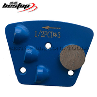 Plaque de meulage diamantée PCD 3x1/2 de qualité professionnelle pour meuleuses ASL et CPS