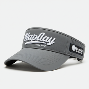 Unisex tùy chỉnh thiết kế logo thêu bông Sun <span class=keywords><strong>Visor</strong></span> hat với in màu rắn cho thể thao du lịch ngoài trời - Product Image 2