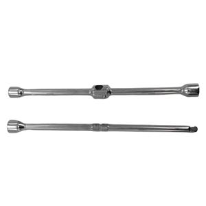 Clé à pneus de voiture manuelle, outil de démontage et de remplacement de pneus à économie d'effort avec poignée en T, clé à écrous croisée en acier au carbone - Product Image 1