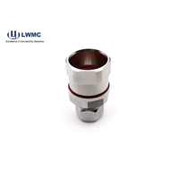 Conector Coaxial RF de Alta Calidad de 50 Ohmios, Conector Coaxial Macho 4.3-10 para Cable de Alimentación de 7/8 Pulgadas en Sistemas Inalámbricos 4G/5G