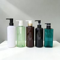 Nouvelle conception d'articles d'hôtel, flacons de shampooing et d'après-shampooing en PET, flacons de shampooing vides, emballage plastique personnalisé unique