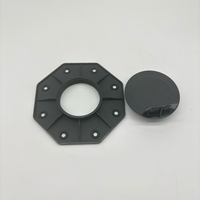 Système de piédestal réglable de haute qualité piédestal de terrasse extérieur en WPC Support de terrasse sur piédestal en plastique 18-30mm