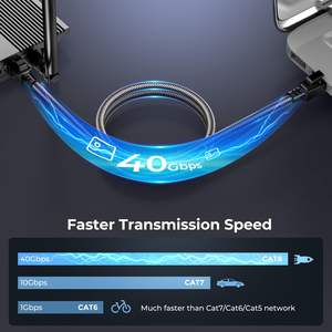ज़ोगुओ कैटा<span class=keywords><strong>8</strong></span> ईथरनेट केबल 305 मीटर 40 जीबीपीएस 2000mhz 600v अनशील्ड नंगे कॉपर lszh जैकेट जैकेट - Product Image 5