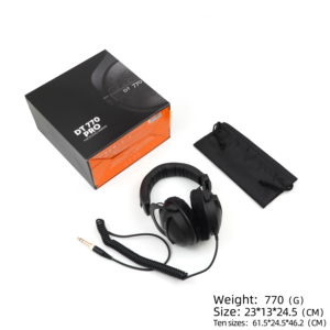 DT770PRO Cable Juego de música DJ Studio Grabación Auriculares Mezclador profesional Auriculares, Auriculares de extremo cerrado - Product Image 6