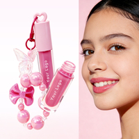Baume à lèvres hydratant à base de plantes avec logo personnalisé CC36573, porte-clés, marque privée, imperméable, longue durée, brillant à lèvres huileux, beurre à lèvres