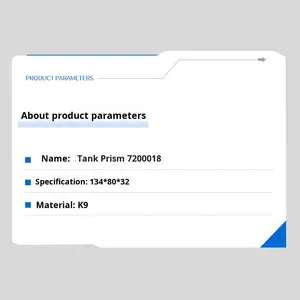 <span class=keywords><strong>Prisme</strong></span> de réservoir d'instrument <span class=keywords><strong>optique</strong></span> de haute précision 7200018 lentille infrarouge en gros à haute transmission produit en verre de haute précision - Product Image 2