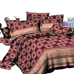 Lençol de cama design 3d 100% poliéster, jogo de roupa de cama para grandes mercados