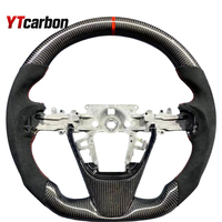 Setir Kemudi Serat Karbon Forged LED Custom YTcarbon untuk Mazda 3 Axela Mazda 5 Mazda 6 CX-7 CX7 CX-9 CX9 MPV 2008-2016