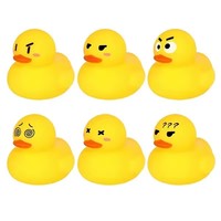 Patitos de Goma Personalizados de 2 Pulgadas para Baño de Bebés, Juguetes Únicos al por Mayor, Mini Pequeños