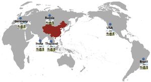 84042377กันชนหน้ารถยนต์สำหรับ soluto Pegas BOLT-ON สีดำ - Product Image 4