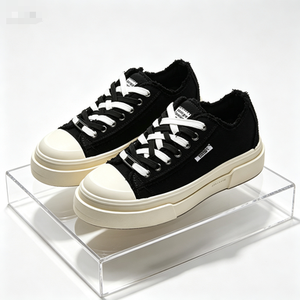 Scarpe da Passeggio in Tela con Lacci per <span class=keywords><strong>Uomo</strong></span>, Suola in Gomma Traspirante, Tendenza Moda per Tutte le Stagioni, Casual e da Lavoro - Product Image 5