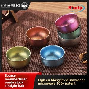 Boîte-cadeau en cristal de fleur de glace colorée polie moderne bols en cristal élégants pour des cadeaux spéciaux - Product Image 5