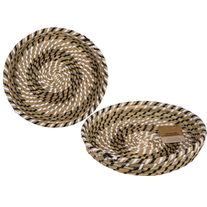 Bol décoratif en jonc de mer, - Product Image 1