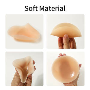Real Self Silikon Matte Nippelabdeckungen für Damen, selbstklebende Brust-Pads im Reißverschluss-Etui, gute Verpackung, Intim-Accessoires - Product Image 2