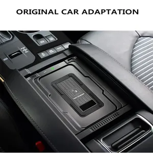 เครื่องชาร์จไร้สายในรถยนต์ 15W ชาร์จเร็วแบบคู่ USB QC3.0 Type-C สำหรับโตโยต้า ไฮแลนเดอร์/คราวน์ คลูกเกอร์ 2022 - Product Image 2
