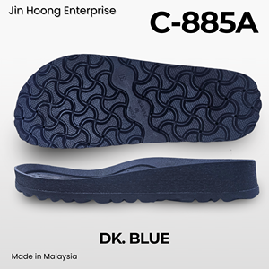 Jin Hoong C-885A para Niños, Suela de PVC Azul Oscuro, Ultraligera, Resistente al Agua, Cómoda, Duradera, Antideslizante, Diseño Ligero, 38 mm - Product Image 3