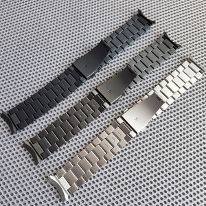 สร้อยข้อมือเดิมสำหรับ Watch5 44 40มม. สำหรับ Watch4คลาสสิค46 42มม. ไม่มีช่องว่างสำหรับ <span class=keywords><strong>Samsung</strong></span> <span class=keywords><strong>Galaxy</strong></span> <span class=keywords><strong>Watch</strong></span> <span class=keywords><strong>5</strong></span> <span class=keywords><strong>Pro</strong></span> 45มม. สายโลหะไทเทเนียม - Product Image 3