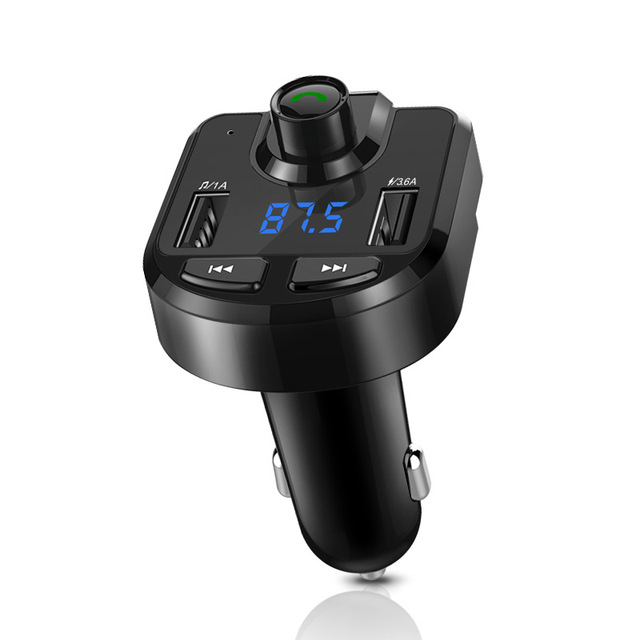 Wholesale New 4 in 1 MP3 Car Adapter-FM Transmitter with Hands-Free Calling & Dual USB Charger (30W Fast Charging)