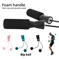 Corde à sauter sans fil légère avec longueur réglable et poignées antidérapantes Équipement d'entraînement de gymnastique pour adultes et enfants