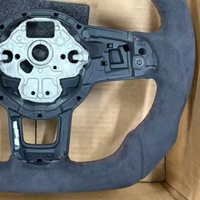 Volant R Line entièrement en alcantara pour VW, pour Volkswagen Golf 5 6 7 7.5 R MK5 MK6 MK7 GTI Polo Passat CC