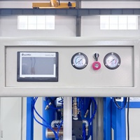 Machine de soufflage de bouteilles PET semi-automatique à cavité unique 10L 20L pour la fabrication de grandes bouteilles d'eau, machine de moulage par soufflage de plastique