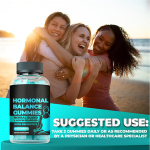 Integratori in Gommose per l'Equilibrio Ormonale, Sollievo da PMS, Supporto per la Menopausa con <span class=keywords><strong>Dong</strong></span> <span class=keywords><strong>Quai</strong></span>, Chasteberry, Black Cohosh e Ashwagandha - Product Image 5