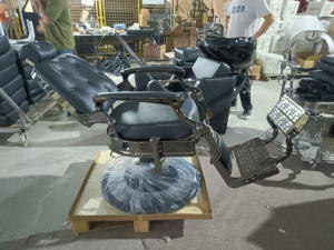 Venta al por mayor silla Barber Chair near Me sillas de barberos para la venta - Product Image 2