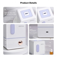 Diffuseur d'arômes ultrasonique OEM ODM pour usage domestique, 200 ml, USB, portable, de bureau, électrique, avec lumière nocturne