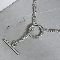 Colliers ras de cou à fermoir fin pour femmes, chaînes en argent sterling 925, chaînes tendance, collier pour filles, bijoux personnalisés de créateur