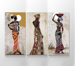 Custom <strong>Large</strong> Size <strong>Frame</strong> Eco-Friendly UV Printed Portrait African Women Canvas Wall Art <strong>Prints</strong> Living Room Home Decoration - Product Image 6
