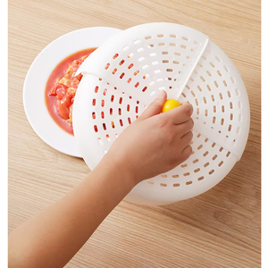 Cubierta de plástico plegable antimosquitos para alimentos, accesorios de cocina transpirables para contenedor de almacenamiento de verduras - Product Image 4