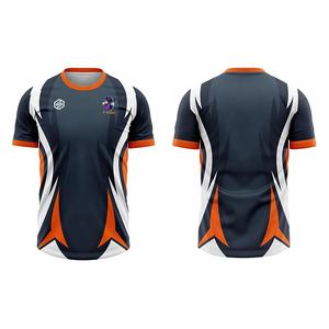 <span class=keywords><strong>T</strong></span>-<span class=keywords><strong>shirt</strong></span> da allenamento sportiva con abbigliamento sportivo su misura maglie da gioco E-Sport ad asciugatura rapida - Product Image 4