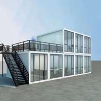 Bâtiment de magasin de détail en conteneur modulaire préfabriqué Maison en conteneur pour centre commercial Maison
