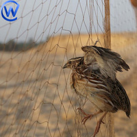 Filets de chasse aux oiseaux de 20 mètres, filets anti-brouillard 16x5, filets de brouillard d'air à mailles fines pour attraper les oiseaux, maille la plus fine