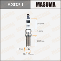 S302I MASUMA pièce de réparation automatique bougie d'allumage de voiture pour MITSUBISHI LFR5AGP