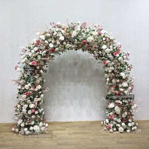 Arco Floral Artificial de Lujo GNW <span class=keywords><strong>2022</strong></span> con Marco de Hierro para Fondo de Boda, Halloween, Día del Padre - Tamaño y Color Personalizables - Product Image 6