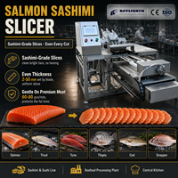 Trancheuse à Poisson Sashimi Acier Inox Qualité Alimentaire Épaisseur Réglable 2-50mm pour Saumon Thon Tilapia Pangasius