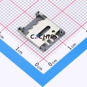 SNO-1305-B <b>SIM</b> <b>Card</b> Connector SMD Connector Flip Cover Type Nano <b>SIM</b> <b>Card</b> <b>Card</b> <b>Holder</b> No <b>Card</b> Detection - Product Image 1