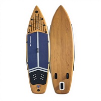 Vente directe usine : Planche de paddle gonflable (SUP) – Idéale pour les sports nautiques, inclut pagaie, pompe, aileron, leash, rame et sac de transport, 8,5 kg