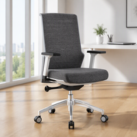 Chaise de bureau ergonomique pivotante moderne pour usage domestique et commercial